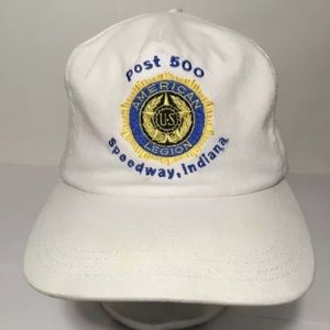 Vtg American Legion Post 500 Hat Speedway Indiana
